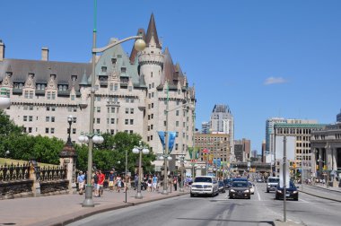 Chateau laurier şehir merkezinde ottawa