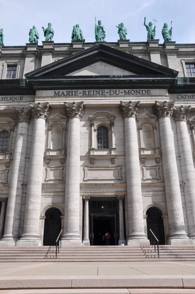 Cathédrale Marie-Reine-du-Monde (Maria, Regina del Mondo) a Montreal, Canada — Foto Stock