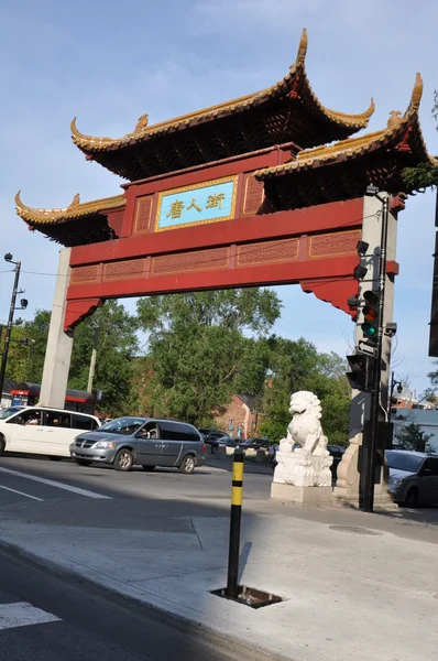 Chinatown w montreal, Kanada — Zdjęcie stockowe