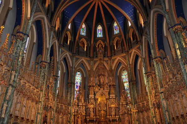 Notre Dame Basilica in Ottawa — Stock Photo, Image