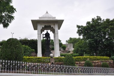 Birla Mandir (Hindu Temple) in Hyderabad, Andhra Pradesh in India clipart