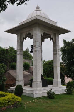 Birla Mandir (Hindu Temple) in Hyderabad, Andhra Pradesh in India clipart