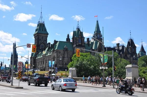 Parlement hill in ottawa — Stockfoto