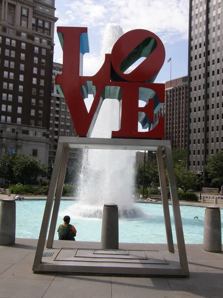 Love Park in Philadelphia — Stock Photo, Image