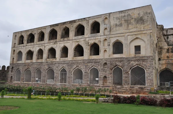 Golconda фортецю в Хайдарабад — стокове фото