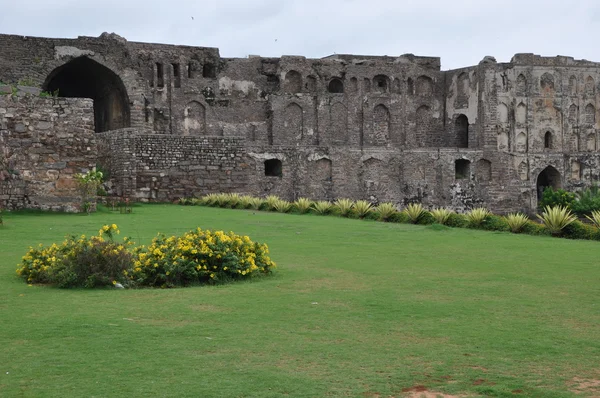 Golconda фортецю в Хайдарабад — стокове фото