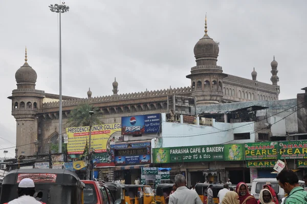 Moschea della Mecca Masjid a Hyderabad — Foto Stock