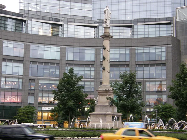 Columbus Circle in Manhattan, New York City — Stock Photo, Image