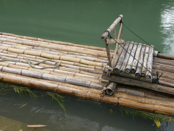 Bamboo Rafting on the Martha Brae River in Jamaica — Stock Photo, Image