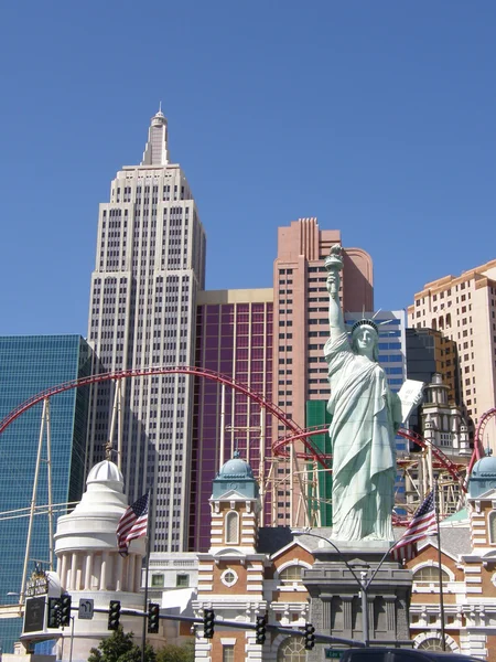 New York New York Hotel & Casino em Las Vegas — Fotografia de Stock