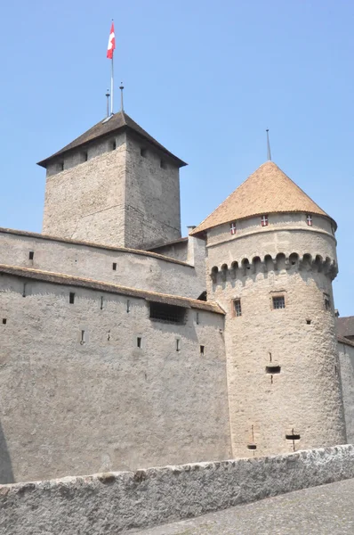 Chillon Castle in Montreux, Switzerland — Stock Photo, Image