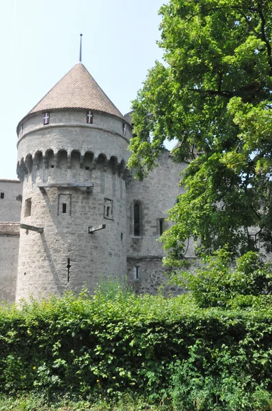 Schloss chillon in montreux, schweiz — Stockfoto