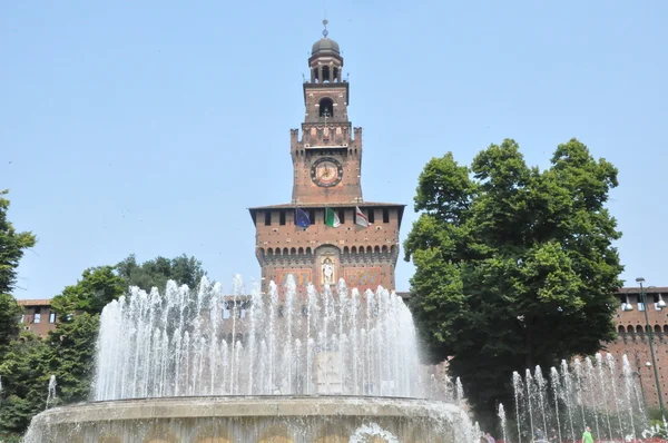 Sforza's Castle in Milan, Italy — Stock Photo, Image