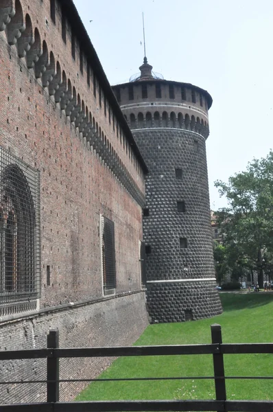 Slottet sforza's i Milano, Italien — Stockfoto