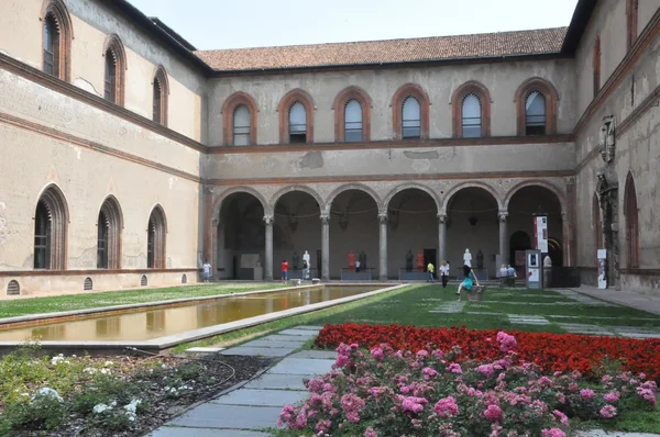 Sforza's Castle in Milan, Italy — Stock Photo, Image