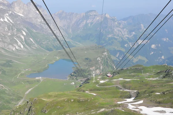 在瑞士铁力士山缆车 — 图库照片