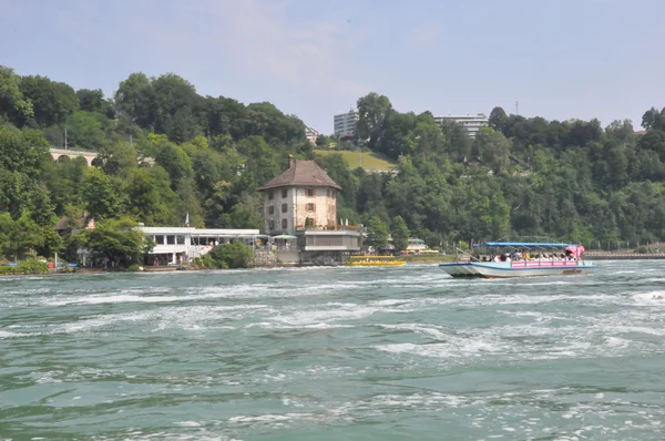 Rhein in der Schweiz — Stockfoto