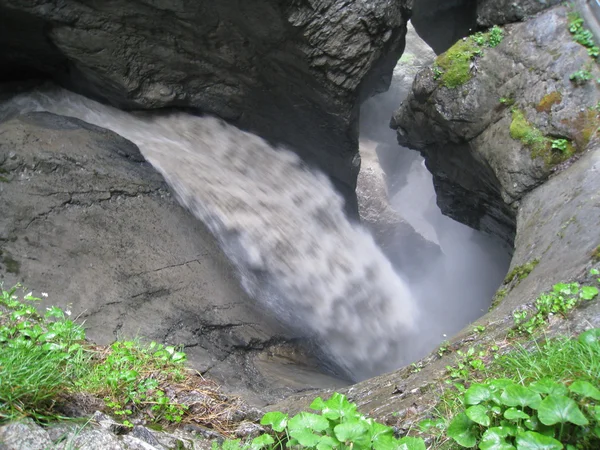 Trummelbach Falls in Switzerland — стокове фото