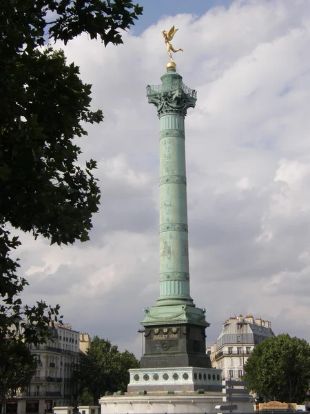 Place de la Bastille a Parigi, Francia — Foto Stock