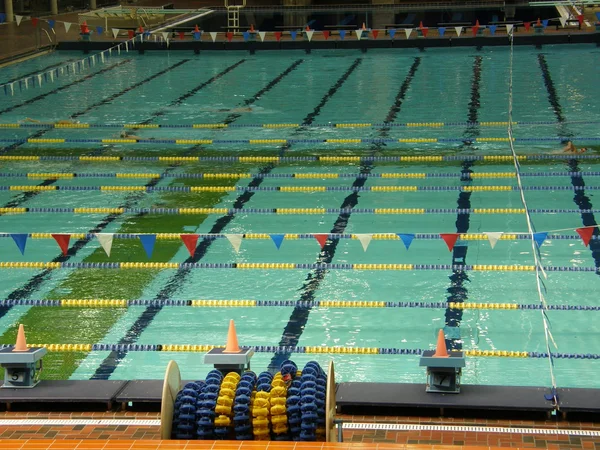 Swimming Pool at the Olympic Stadium in Montreal (Quebec), Canada — Stock Photo, Image