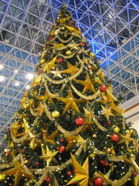 Noel ağacı Wafi alışveriş merkezi Dubai, Birleşik Arap Emirlikleri