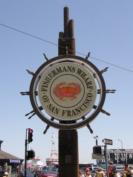 San Francisco'da Fishermans wharf — Stok fotoğraf