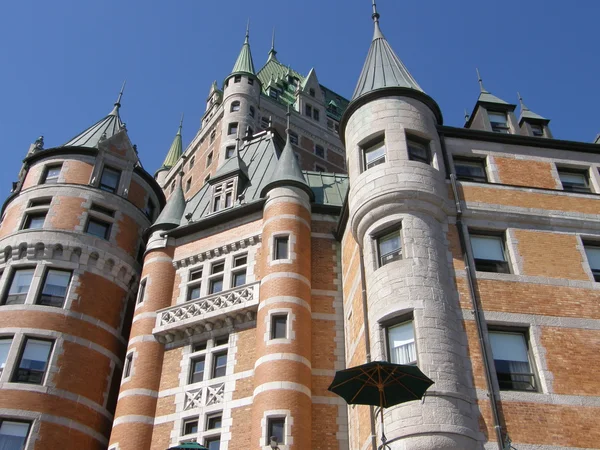 Le Chateau Frontenac in Quebec City — Stock Photo, Image