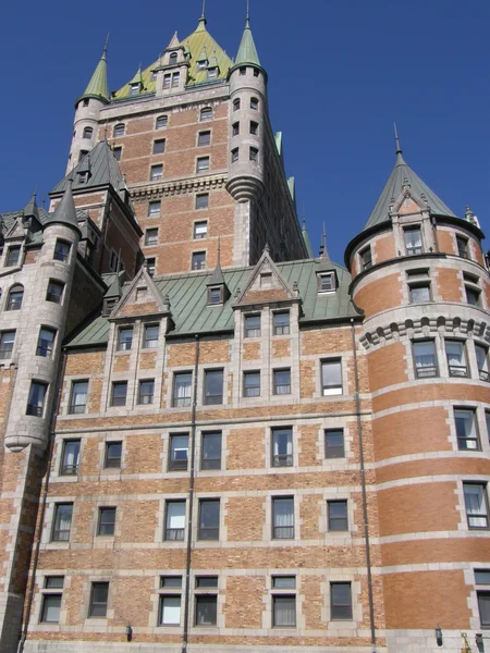Le Chateau Frontenac in Quebec City — Stock Photo, Image