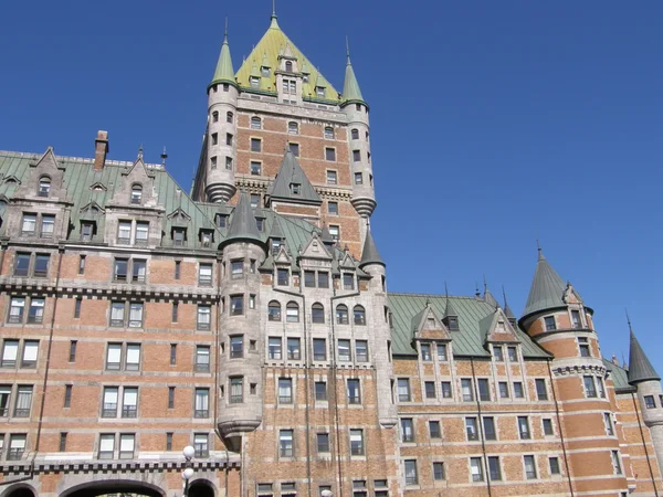 Le chateau frontenac w Quebec — Zdjęcie stockowe