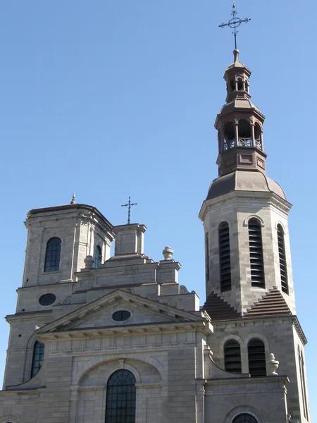 巴黎圣母院大教堂大教堂在魁北克市 — 图库照片