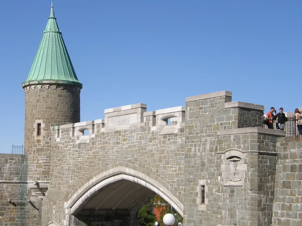 Fortress at Place d'Youville in Quebec City — Stock Photo, Image