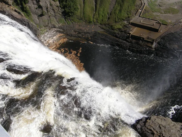 Montmorency falls w Quebec, canada — Zdjęcie stockowe