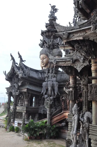 Santuario della verità a Pattaya — Foto Stock