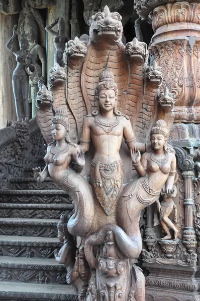 Sanctuary of Truth in Pattaya, Thailand — Stock Photo, Image