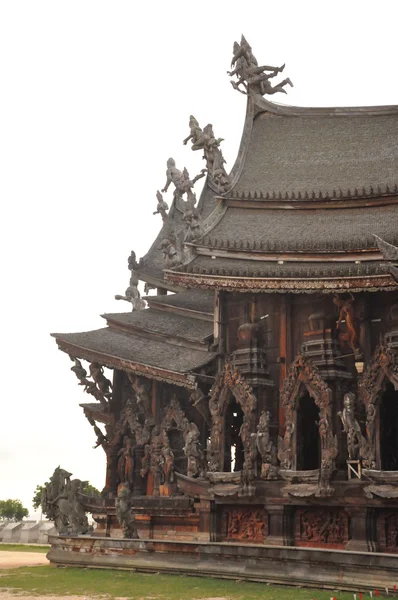 Sanctuary of Truth in Pattaya, Thailand — Stock Photo, Image