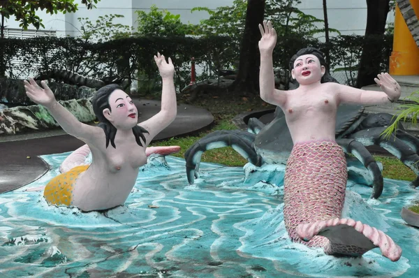 Сады Haw Par Villa в Сингапуре — стоковое фото