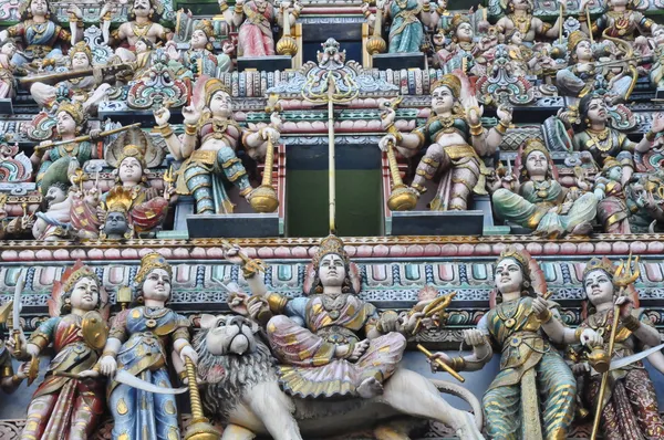 Sri mariamman hinduiska templet i singapore — Stockfoto