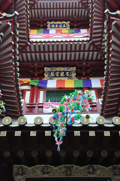 Tempio della reliquia del dente di Buddha a Singapore — Foto Stock