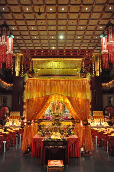 Tempio della reliquia del dente di Buddha a Singapore — Foto Stock