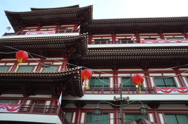 Temple de la relique dentaire Bouddha à Singapour — Photo