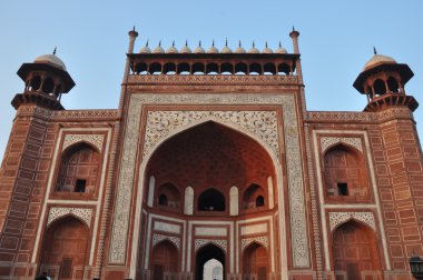 Agra taj mahal için giriş