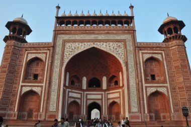 Agra taj mahal için giriş