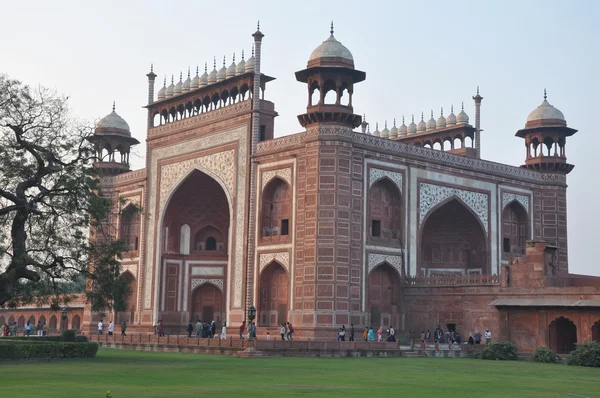 Entrée du Taj Mahal à Agra — Photo