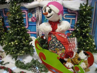 Noel dekorasyonu wafi Mall Dubai, Birleşik Arap Emirlikleri