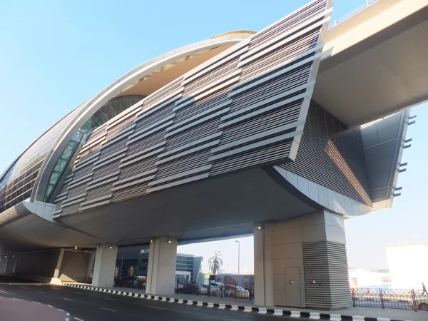 Terminal della metropolitana di Dubai — Foto Stock