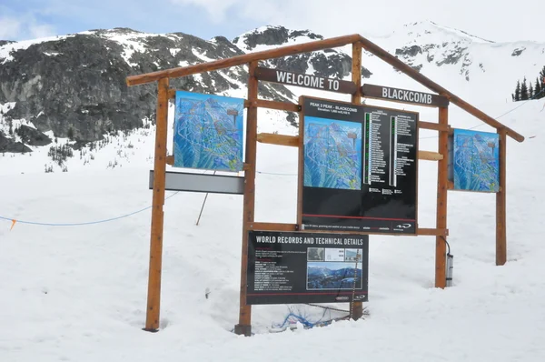 Whistler-Skigebiet in Kanada — Stockfoto