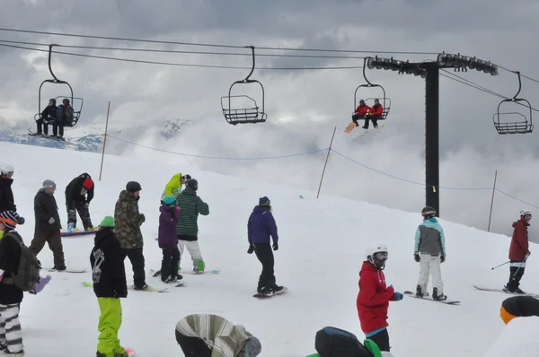 Whistler lyžařské středisko v Kanadě — Stock fotografie