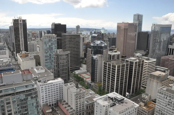 Flygfoto över vancouver — Stockfoto