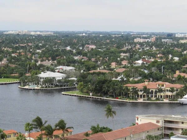 Pohled na fort lauderdale — Stock fotografie