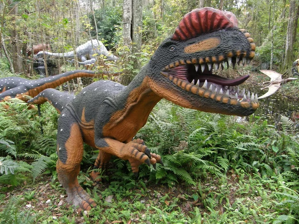 Replica del dinosauro — Foto Stock